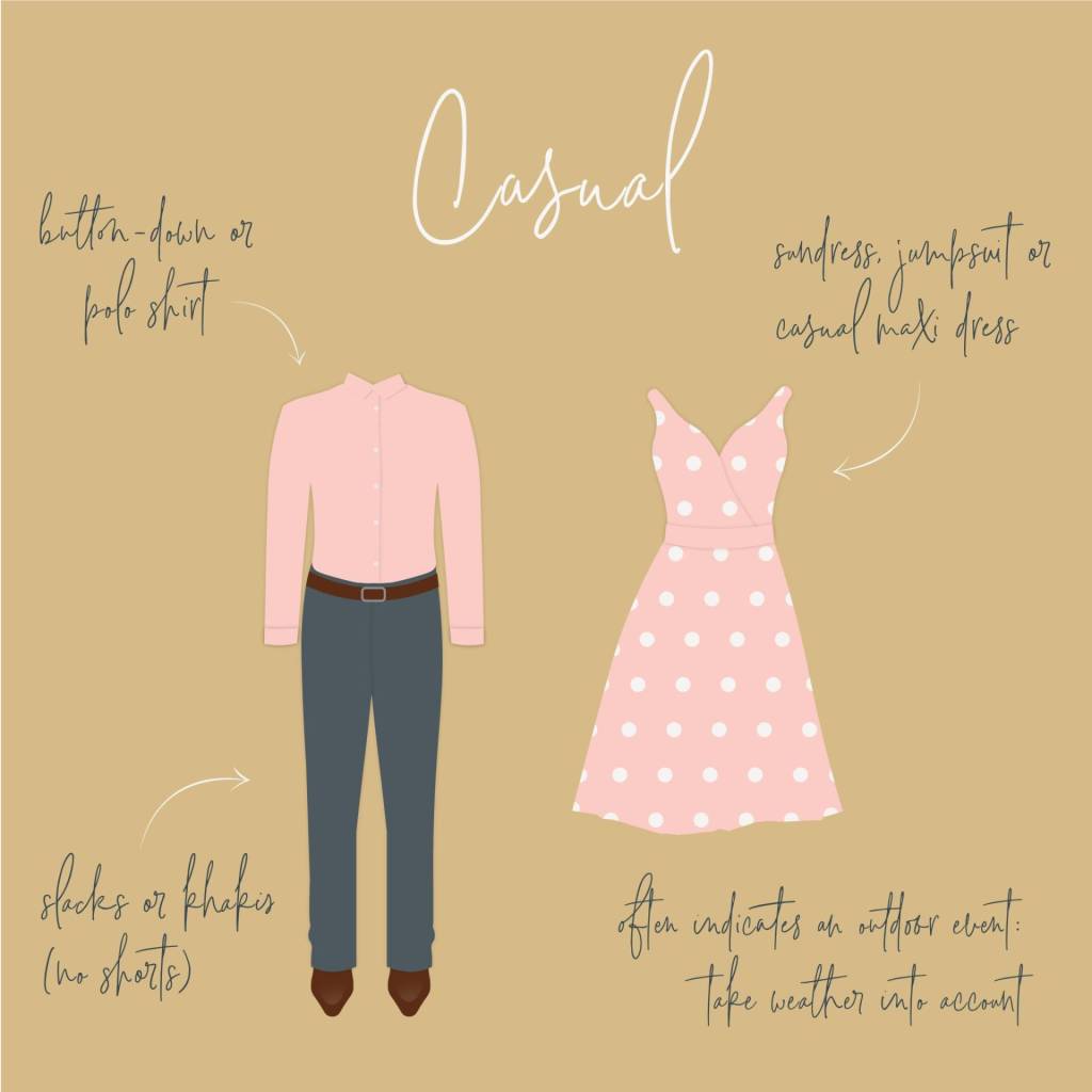 wedding guest attire - casual