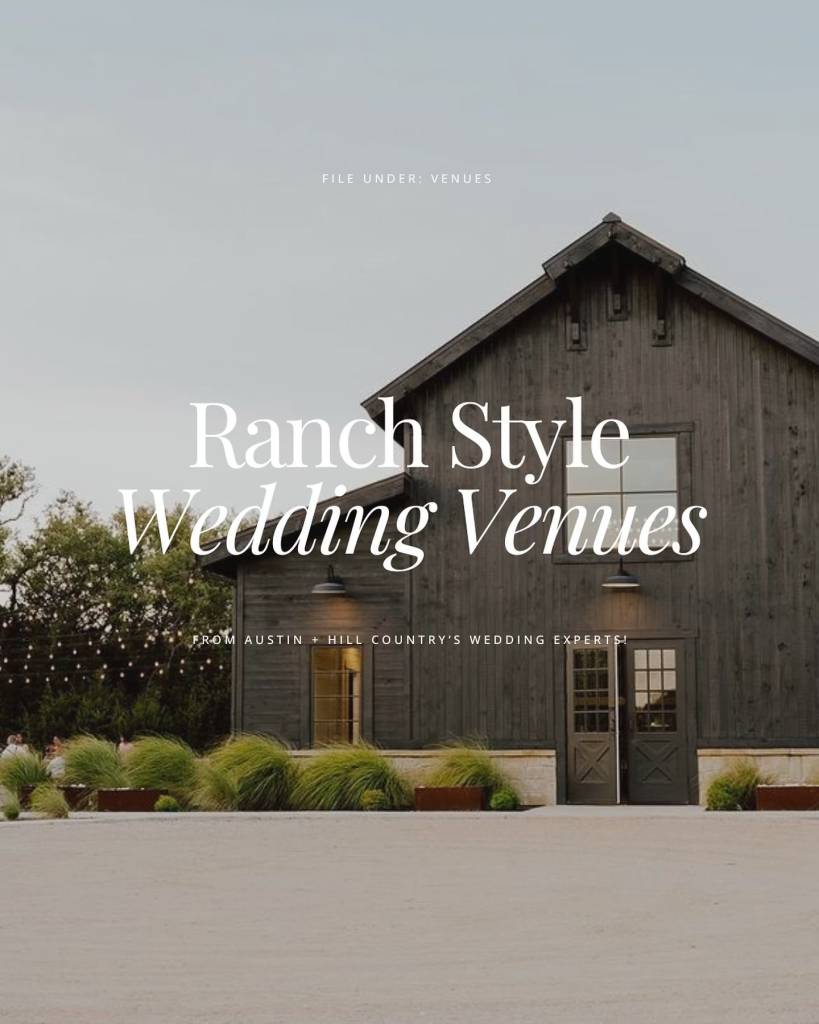 Austin & The Hill Country offers so many stunning ranch venues. Save this post for inspo! •⁠ •⁠ Wed Society