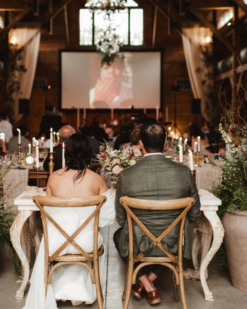 The Fingados wedding was full of heartfelt moments. Photographer rebekahpaulphoto said: ”One of the most touching highlights was a homemade