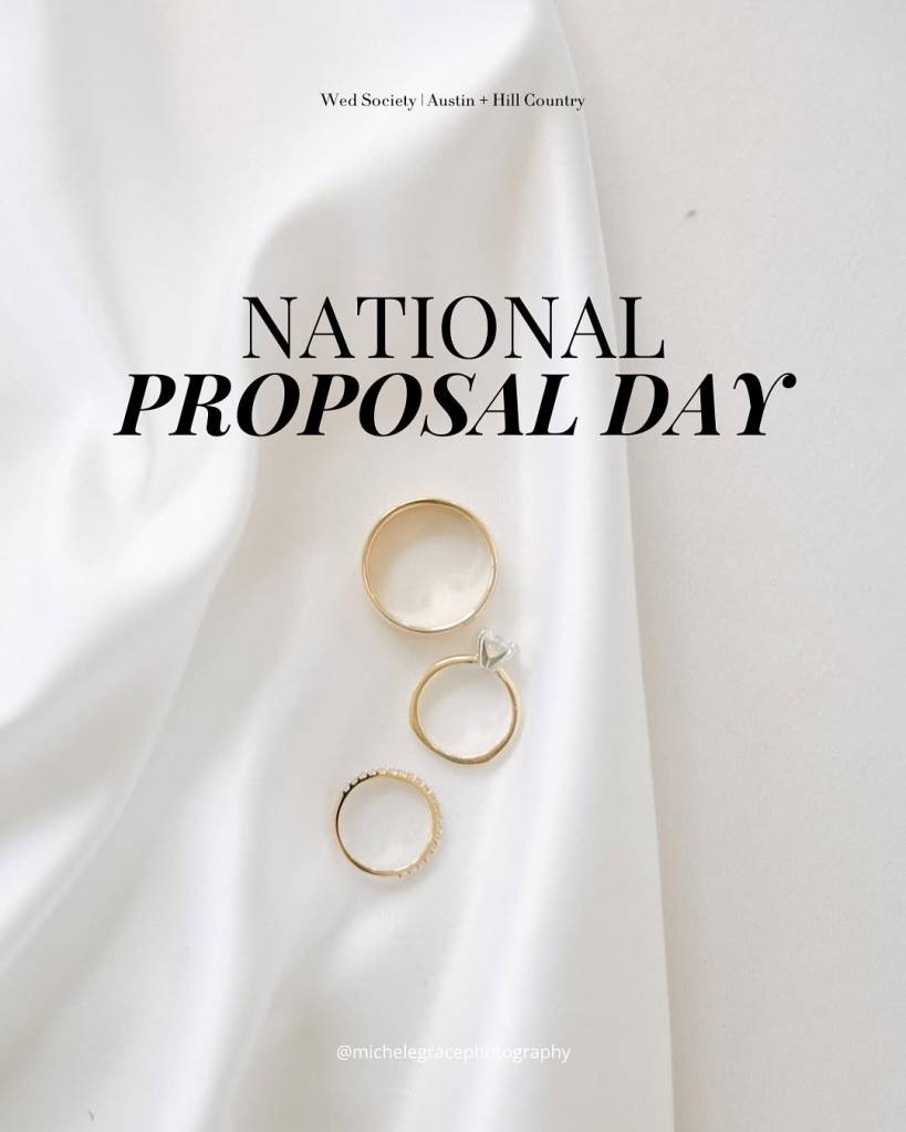 Happy National Proposal Day! At Wed Society, we’re all about celebrating love in every form—from the heartwarming proposals to the